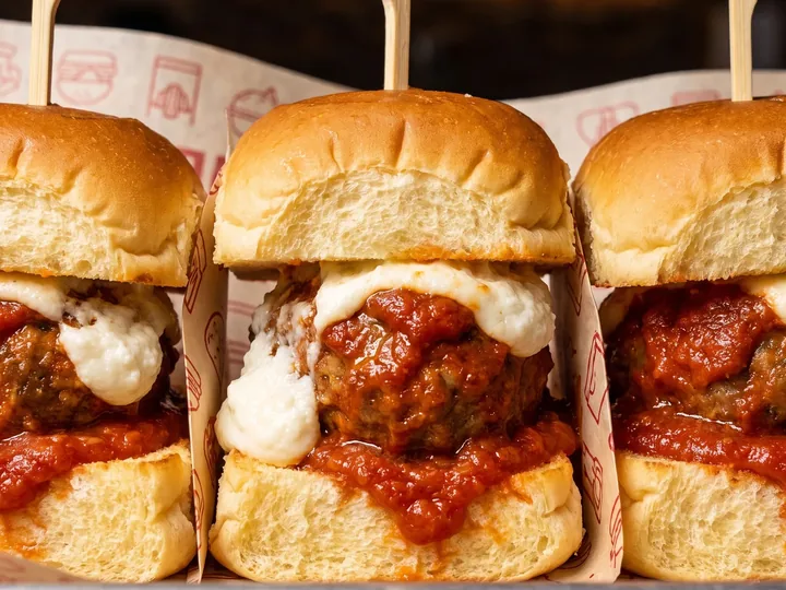 Meatball Sliders (3 pcs) — Skybox Taphouse Waikiki