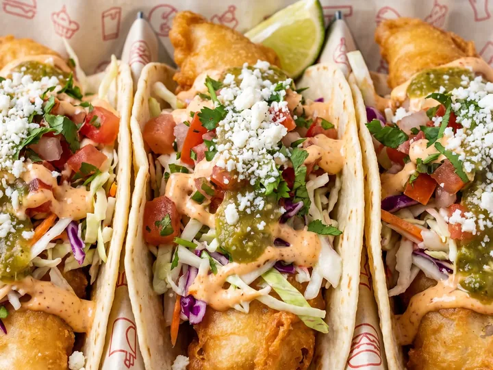 Fish Tacos (3 pcs) — Skybox Taphouse Waikiki